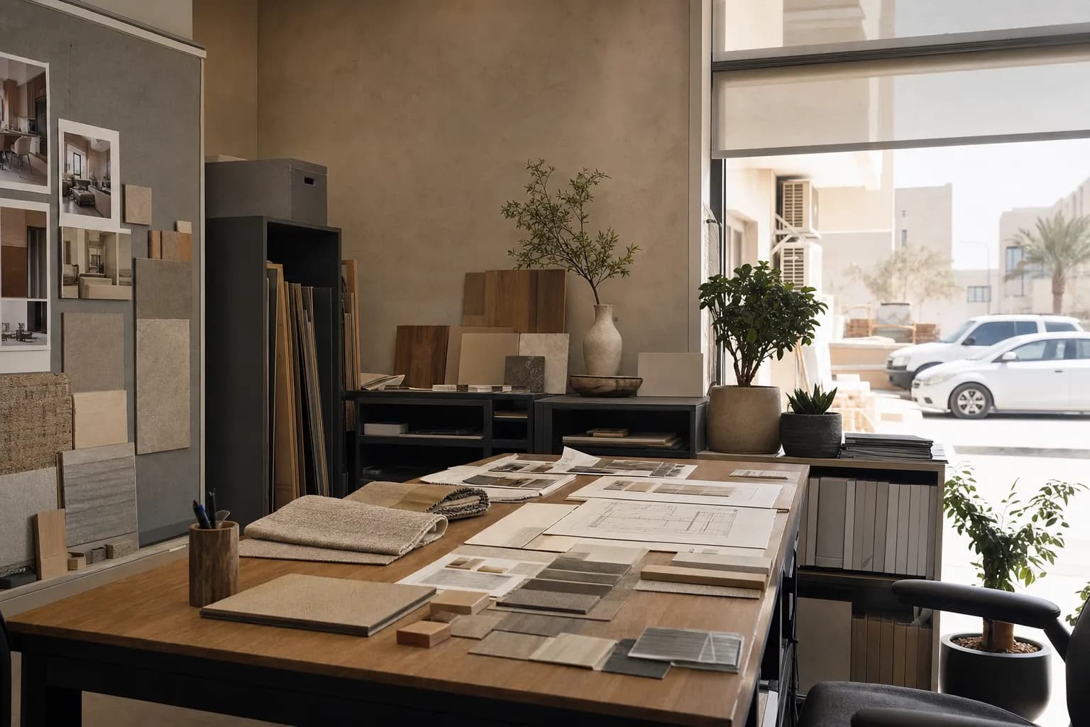 A view of the Sura Studio workplace
